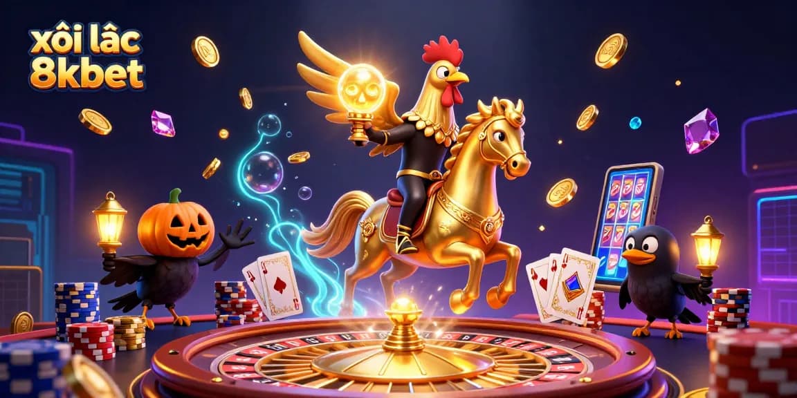 Engage in thrilling gameplay with xôi lạc 8xbet amidst dazzling golden coins and vibrant cards.