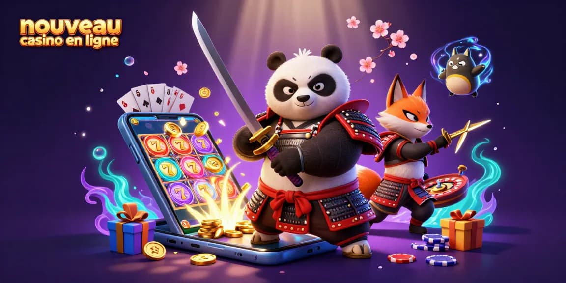 Jouez à des jeux de casino au nouveau casino en ligne avec des personnages animés dynamiques.