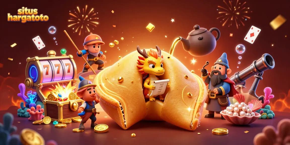 Engage in winning strategies at situs hargatoto with vibrant 3D casino-themed illustration.