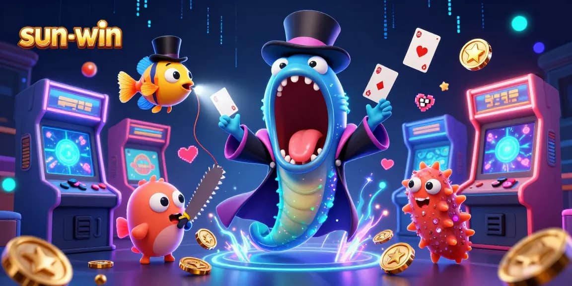 Engage with sun-win's thrilling casino experience featuring whimsical sea creatures and vibrant game elements.
