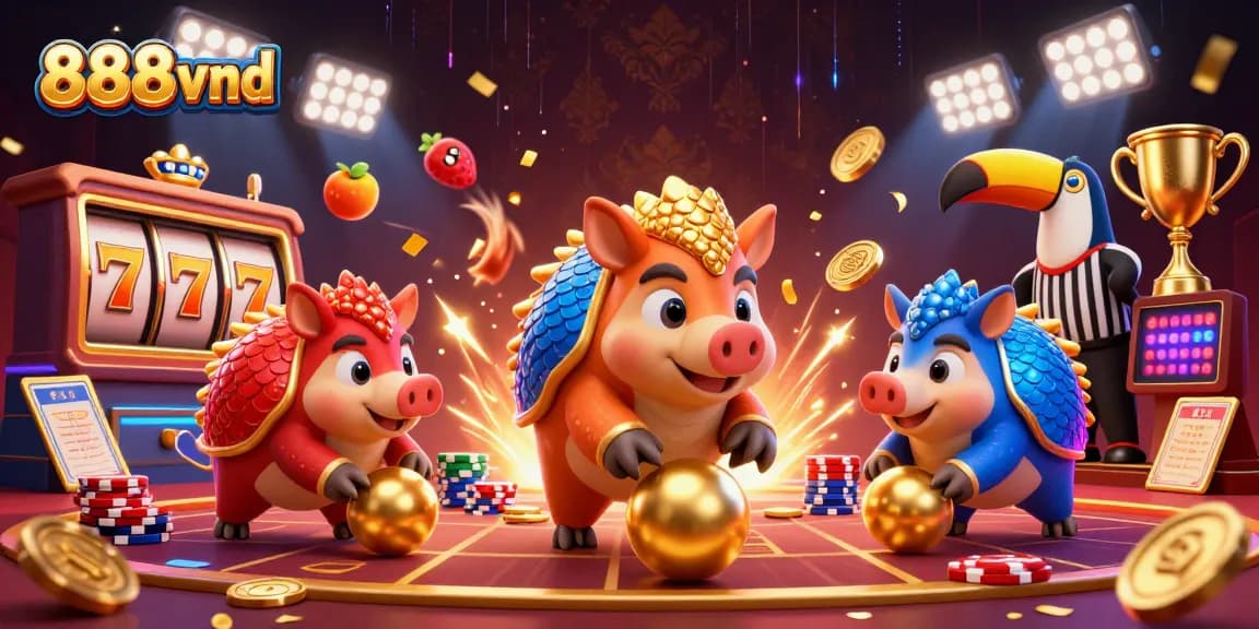 Experience thrilling games and jackpots at 888vnd casino with lively characters and dynamic action.