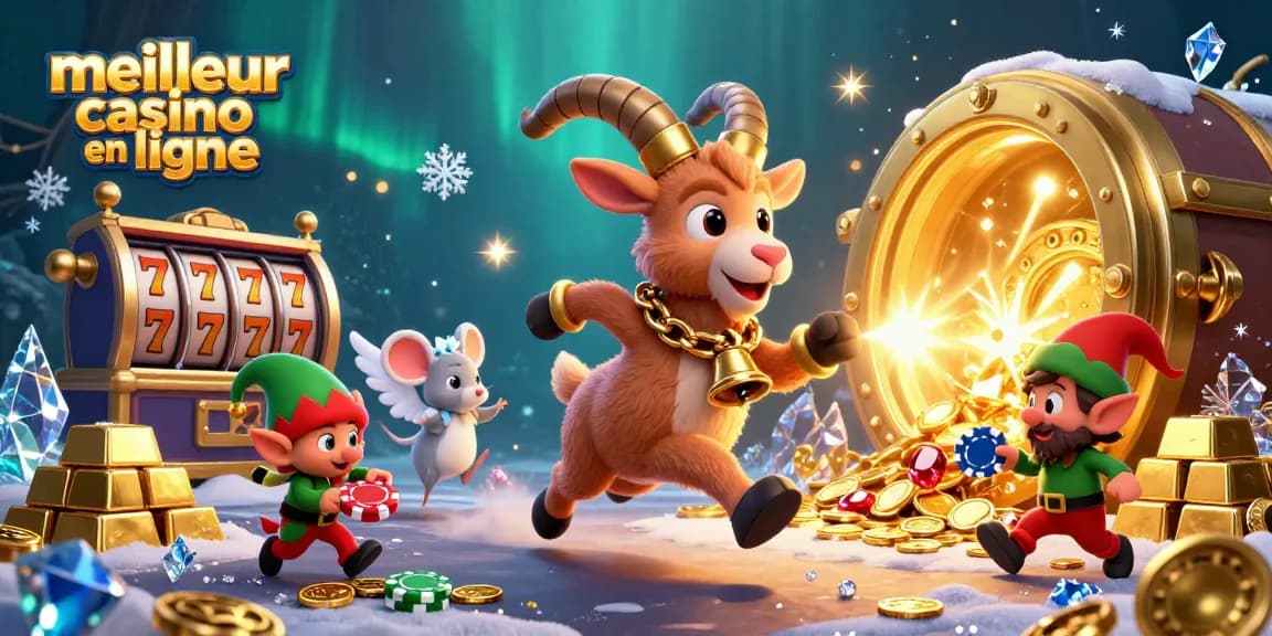 Vivez l'expérience d'un meilleur casino en ligne avec un Krampus fantastique et des elfes espiègles dans une ambiance festive.