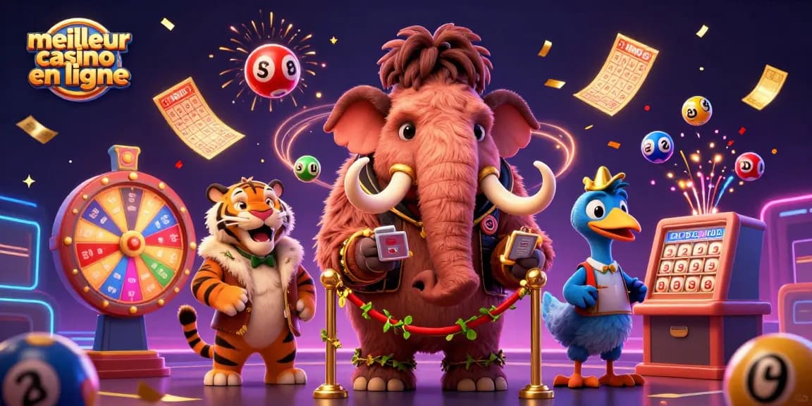 Venez découvrir le meilleur casino en ligne avec notre mammouth bouncer et ses billets d'or !