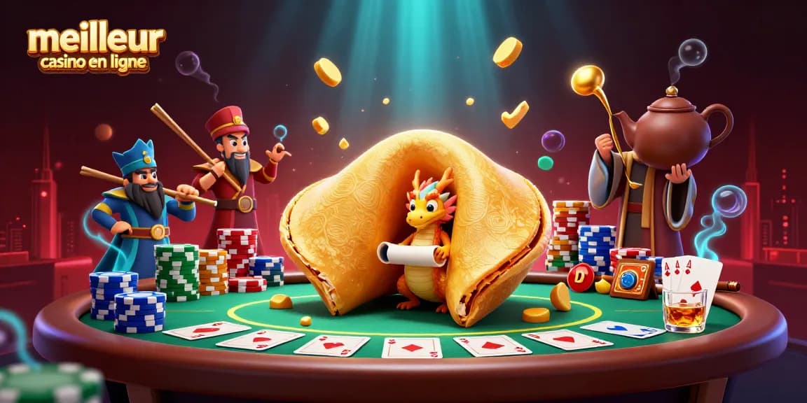 Plongez dans le monde du meilleur casino en ligne avec cette scène de jeu animée et captivante.