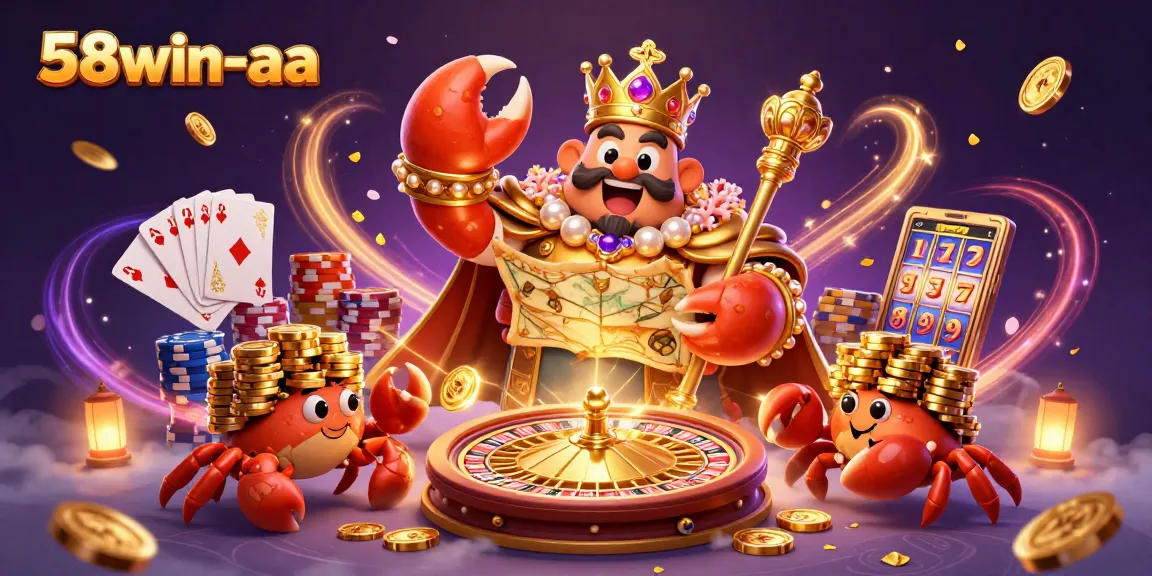 Engage in thrilling gameplay with 58win-aa's imaginative 3D casino adventure featuring captivating characters and vibrant gaming elements.
