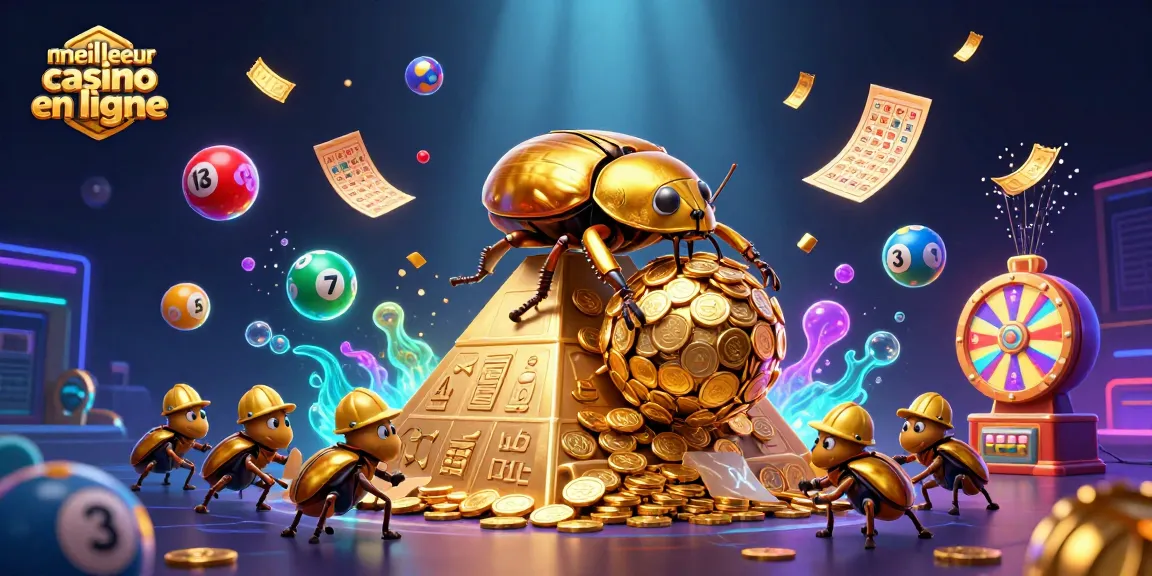 Illuminez votre expérience au meilleur casino en ligne avec des symboles de loterie colorés et des paiements gagnants.