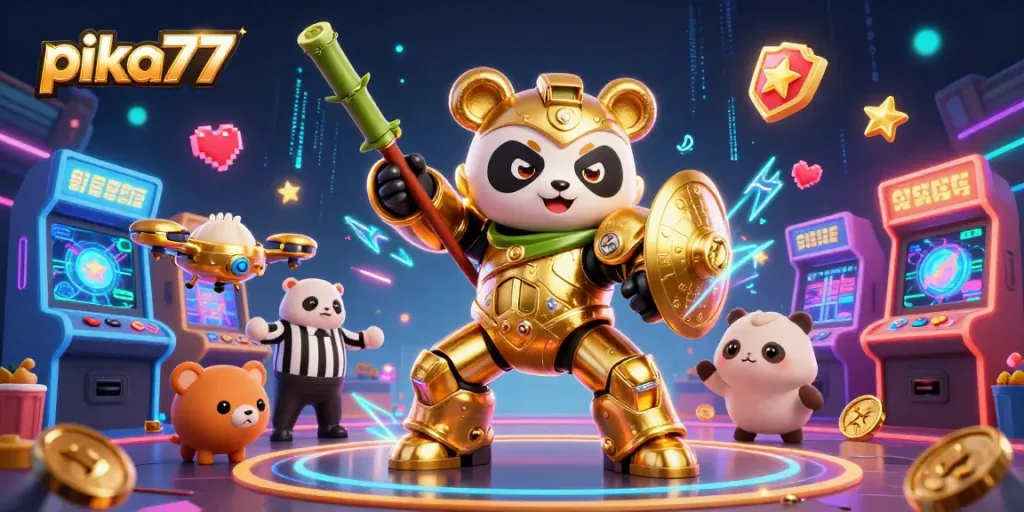 Pika77 engages players in a vibrant and dynamic casino-themed digital experience.
