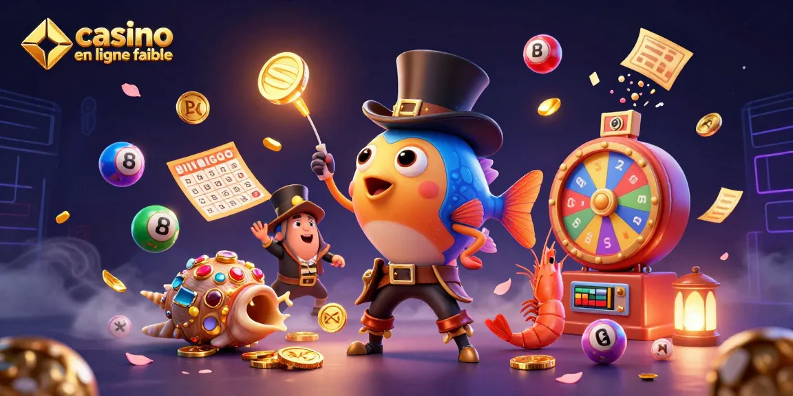 Plongez dans l'univers captivant d'un casino en ligne fiable avec une illustration de poisson-lanterne attirant des pièces d'or.