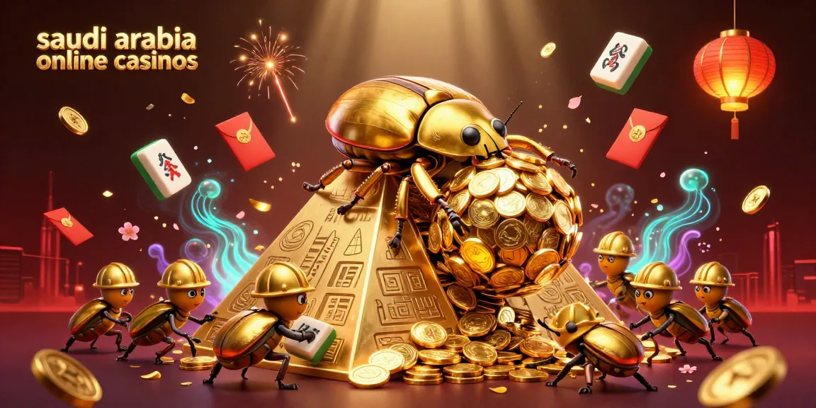 Experience vibrant action in saudi arabia online casinos with golden beetles and stunning casino elements.