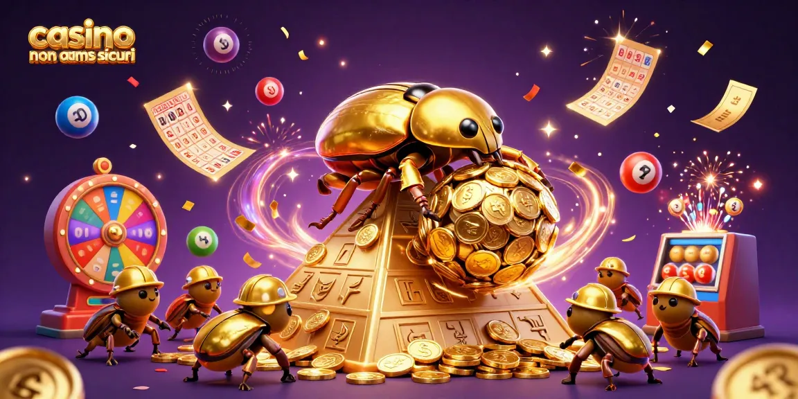 Scopri le selezioni vincenti nei casino non AAMS sicuri, con simboli e giochi che brillano.