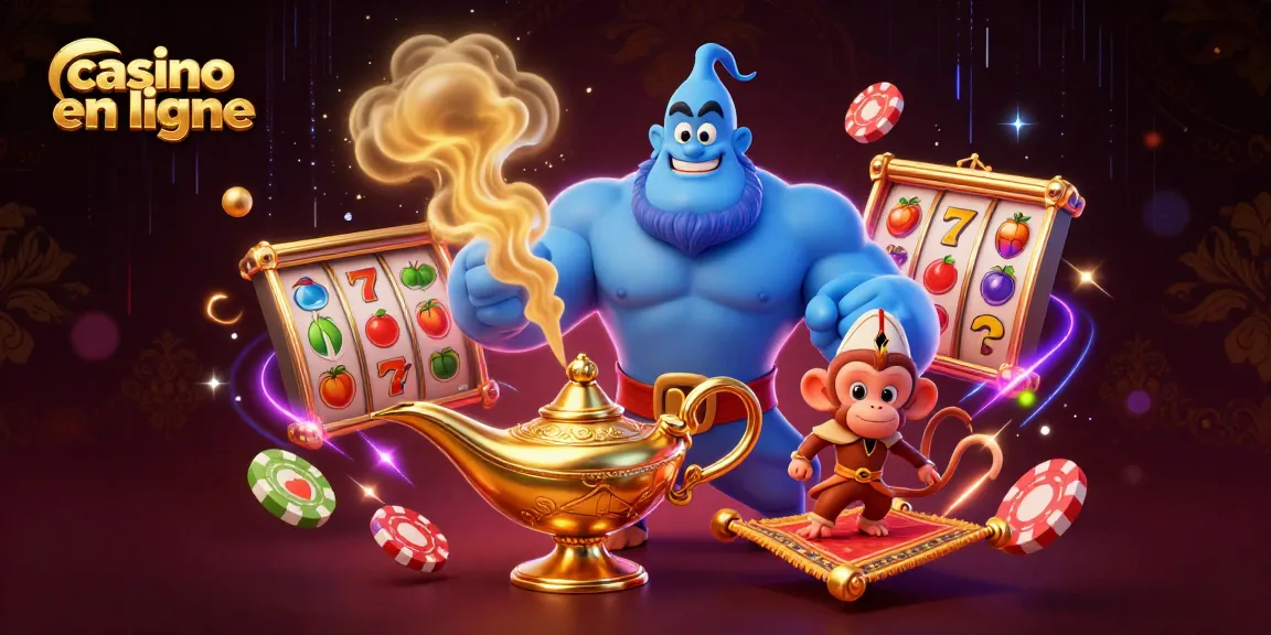 Profitez de jeux captivants sur casino en ligne avec des lutins et des éléments de machines à sous éclatants.