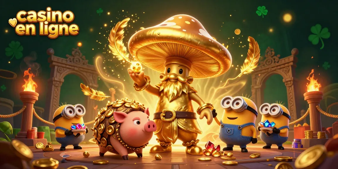 Casino en ligne : immersion dans un univers magique et féérique avec un sorcier et ses trésors.