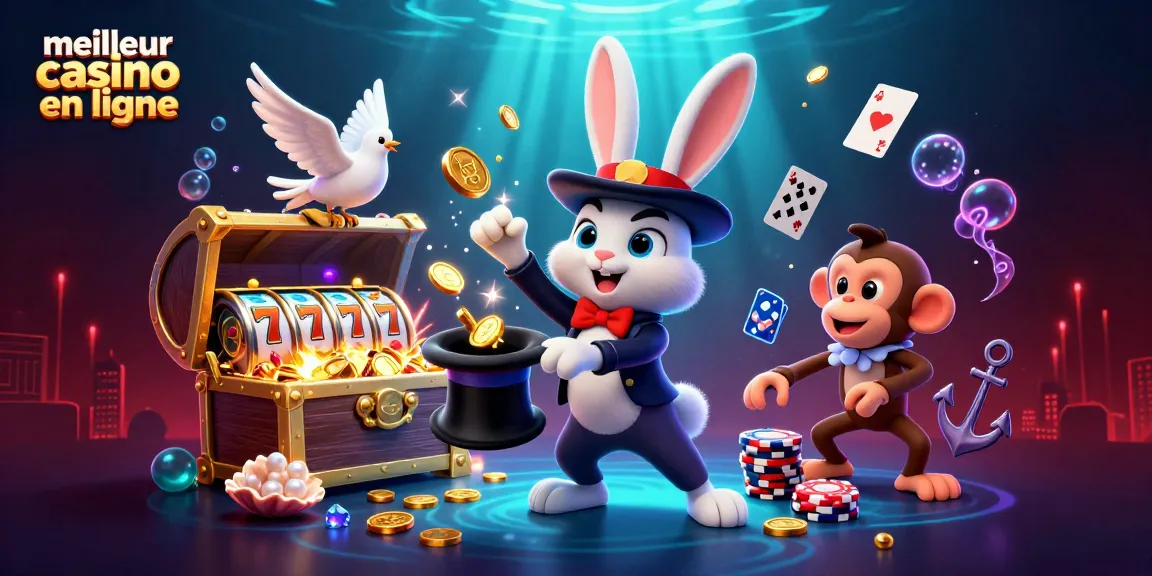 Gagnez en jouant dans le meilleur casino en ligne avec des personnages de jeu colorés.