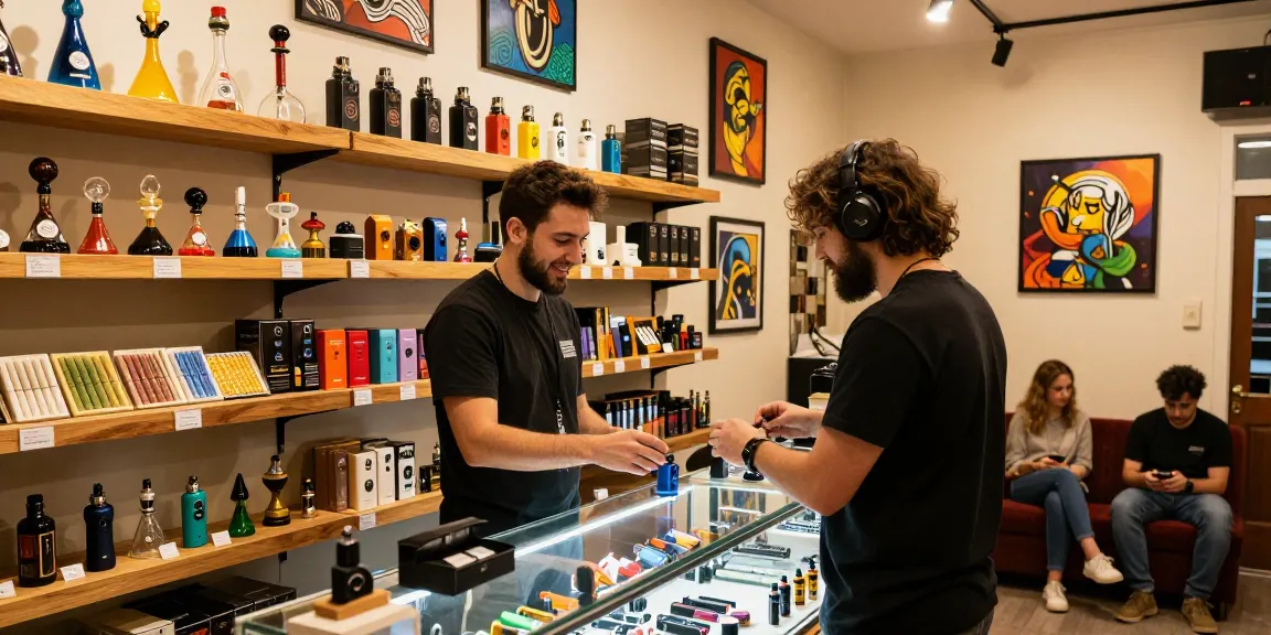 rokok88 collection showcased in a cozy smoke shop environment.