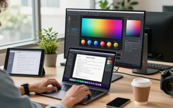 Screenshot software in action, showcasing Snipaste's features in a modern workspace.